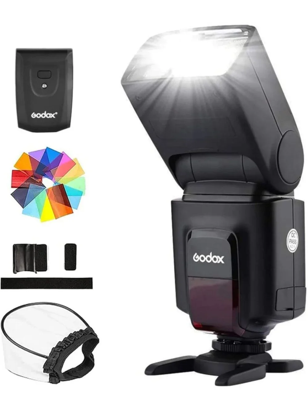 Universal Hot Shoe Wireless Flash Speedlite for DSLR Cameras - TTL & High-Speed